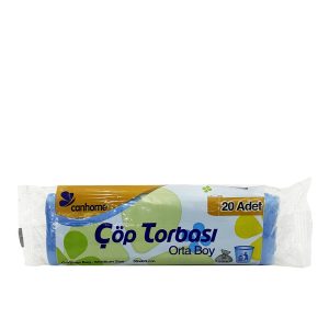 Canhome Orta Boy Çöp Torbası 20 Li Mavi 55cm*60cm