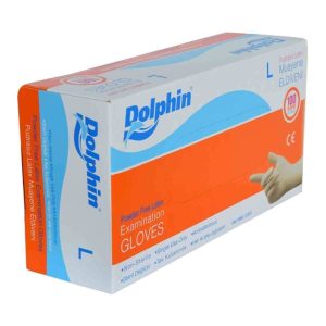 Dolphin Latex Pudrasız Eldiven 100 Lü